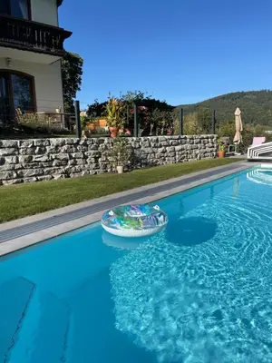 Der Swimmingpool an oder in der Nähe von Hotel Hemetsberger