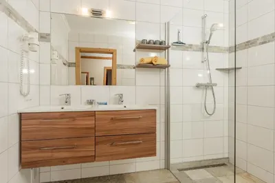 Ein Badezimmer in der Unterkunft Apparthaus Taxegger