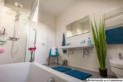 Ein Badezimmer in der Unterkunft Penthouse am Sonnenhang mit exklusiver Ausstattung