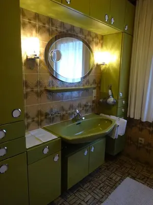 Ein Badezimmer in der Unterkunft Haus Grünwald