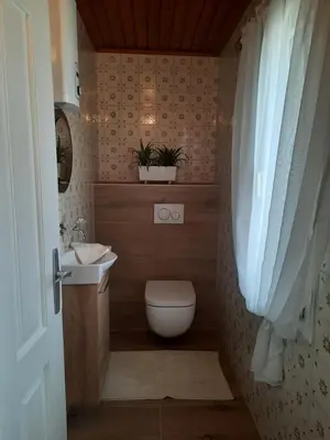 Ein Badezimmer in der Unterkunft Haus Grünwald