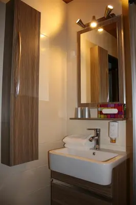 Ein Badezimmer in der Unterkunft Hotel Lindwurm