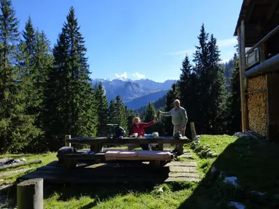 Grundriss der Unterkunft Haus Bergblick