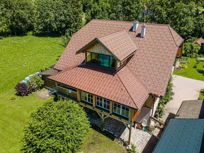 Das Gebäude in dem sich die Ferienwohnung befindet
