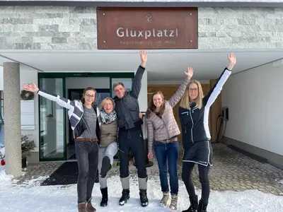 Gäste, die in der Unterkunft Glüxplatzl GmbH Appartements am Wald übernachten