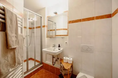 Ein Badezimmer in der Unterkunft Stadlhof