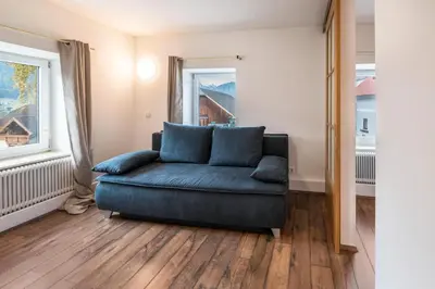 Ein Sitzbereich in der Unterkunft Mentenwirt Pension&Appartements