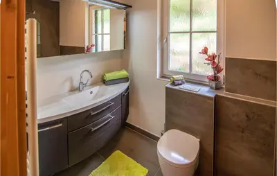 Ein Badezimmer in der Unterkunft Charmantes Ferienhaus