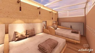 Ein Bett oder Betten in einem Zimmer der Unterkunft Hotel Ennskraxblick