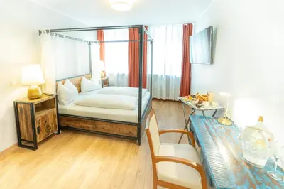 Ein Bett oder Betten in einem Zimmer der Unterkunft Altstadt Liebling