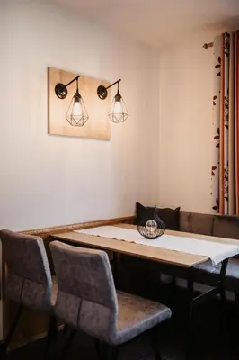 Ein Sitzbereich in der Unterkunft Alte Schmiede - das kleine Hotel