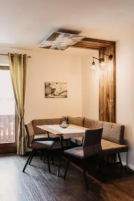 Ein Sitzbereich in der Unterkunft Alte Schmiede - das kleine Hotel
