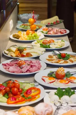 Essen im Hotel oder in der Nähe