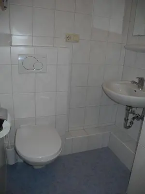 Ein Badezimmer in der Unterkunft Jutel Obertraun