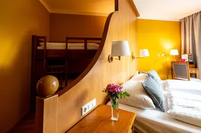 Ein Bett oder Betten in einem Zimmer der Unterkunft Hotel Gasthof Lercher