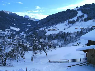 Haus Vordertiefenbach im Winter