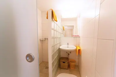 Ein Badezimmer in der Unterkunft B&B Landhaus Vierthaler