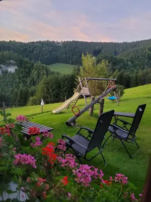 Naturlandschaft in der Nähe des Bauernhofs