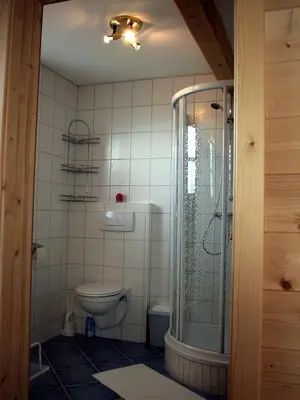Ein Badezimmer in der Unterkunft ÖKO Feriendorf Schlierbach