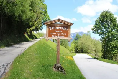 Naturlandschaft in der Nähe des Bauernhofs