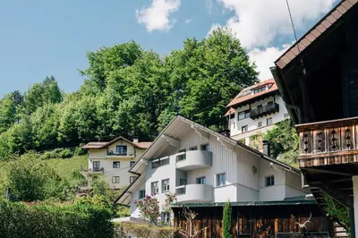 Das Gebäude in dem sich die Ferienwohnung befindet