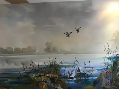 Naturlandschaft in der Nähe des Gasthauses
