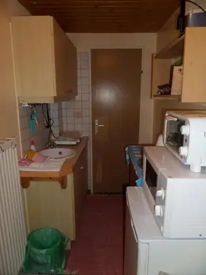 Küche/Küchenzeile in der Unterkunft Kalcherhof