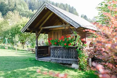Ein Garten an der Unterkunft Appartement Haus Moser