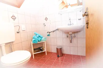 Ein Badezimmer in der Unterkunft Appartement Haus Moser