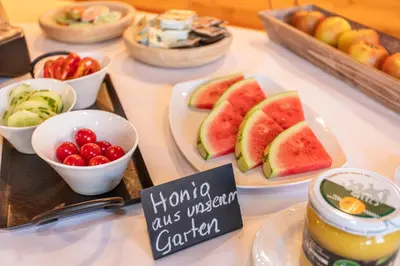 Essen in der Pension oder in der Nähe