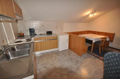 Küche/Küchenzeile in der Unterkunft Appartement Kristall