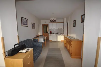Ein Sitzbereich in der Unterkunft Appartement Kristall