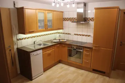 Küche/Küchenzeile in der Unterkunft Appartments Hilton