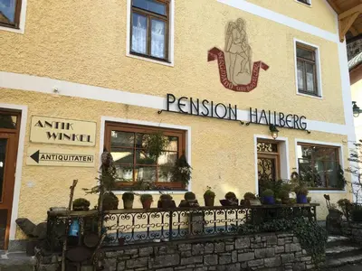 Das Gebäude in dem sich die Pension befindet