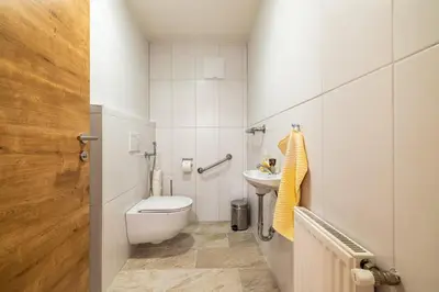 Ein Badezimmer in der Unterkunft Rickys Apartment Flachau