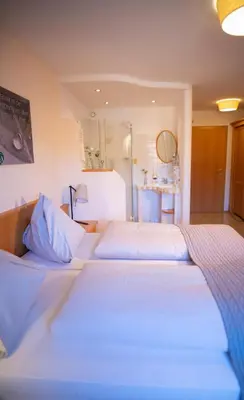 Ein Bett oder Betten in einem Zimmer der Unterkunft 