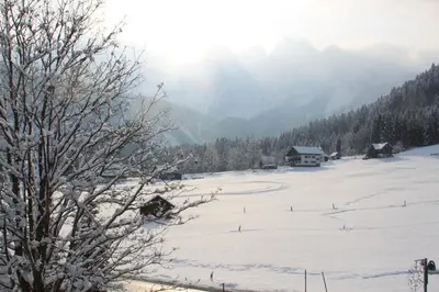Mühlradl Apartments Gosau im Winter
