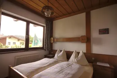 Ein Bett oder Betten in einem Zimmer der Unterkunft Kulmblick