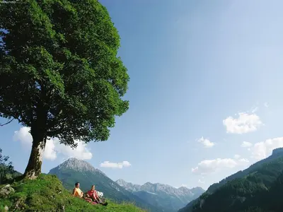 Naturlandschaft in der Nähe der Ferienwohnung