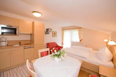 Küche/Küchenzeile in der Unterkunft Appartement Resort Hanneshof