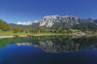 Naturlandschaft in der Nähe des Bauernhofs