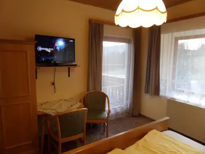 TV/Unterhaltungsangebot in der Unterkunft Gästehaus ERLE