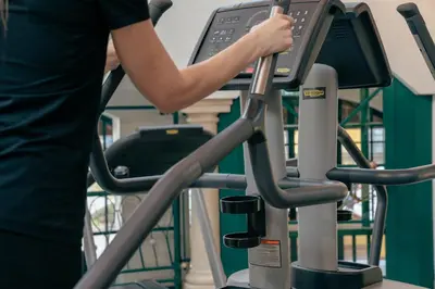 Das Fitnesscenter und/oder die Fitnesseinrichtungen in der Unterkunft Hotel Pichlmayrgut