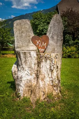 Naturlandschaft in der Nähe des Bauernhofs