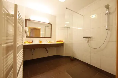 Ein Badezimmer in der Unterkunft Appartement Hochwurzen
