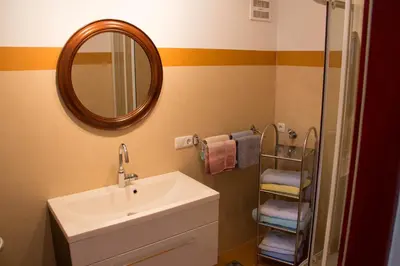 Ein Badezimmer in der Unterkunft Ferienhaus Obermoser
