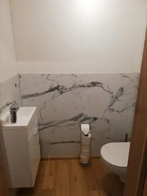 Ein Badezimmer in der Unterkunft Feichtingerbauer
