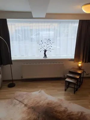 Ein Sitzbereich in der Unterkunft Bachschneider Apartments - by myNests
