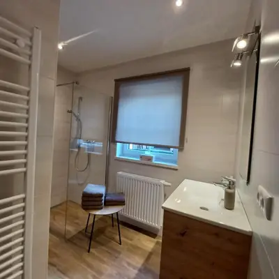 Ein Badezimmer in der Unterkunft Auerhiasbauer