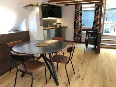 Küche/Küchenzeile in der Unterkunft Style Apartments by Mieze Schindler
